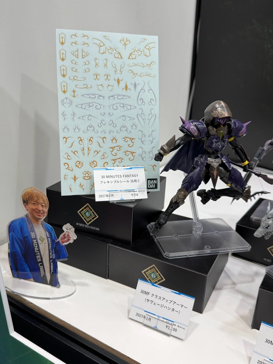 2026全日本模型展 BANDAI 首曝 30ML 系列 30MM 與 30MS 試作原型