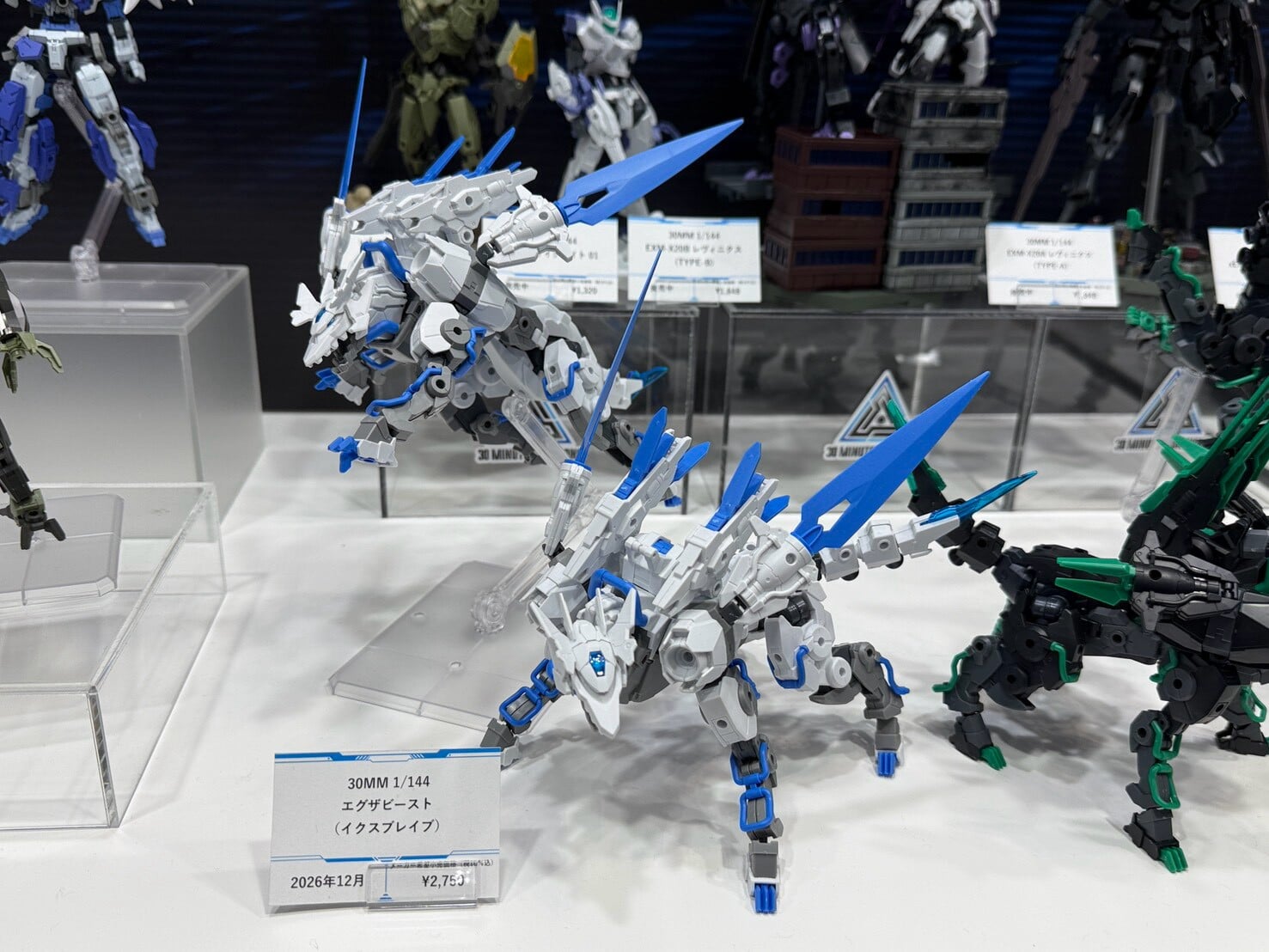 2026全日本模型展 BANDAI 首曝 30ML 系列 30MM 與 30MS 試作原型