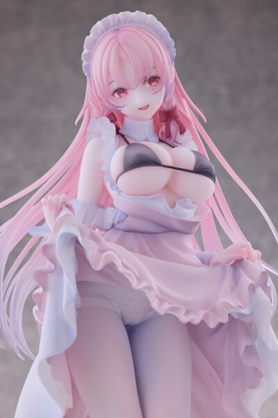 Otherwhere 推出ゆきみや湯氣《女僕大姊姊 辛西亞》異色版模型 跪姿裙擺與白絲長腿展現成熟曲線