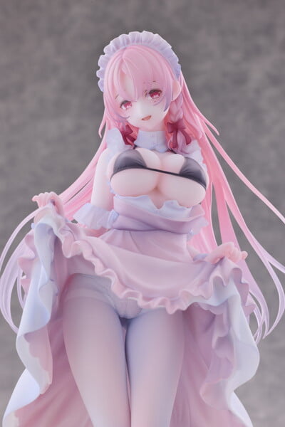 Otherwhere 推出ゆきみや湯氣《女僕大姊姊 辛西亞》異色版模型 跪姿裙擺與白絲長腿展現成熟曲線