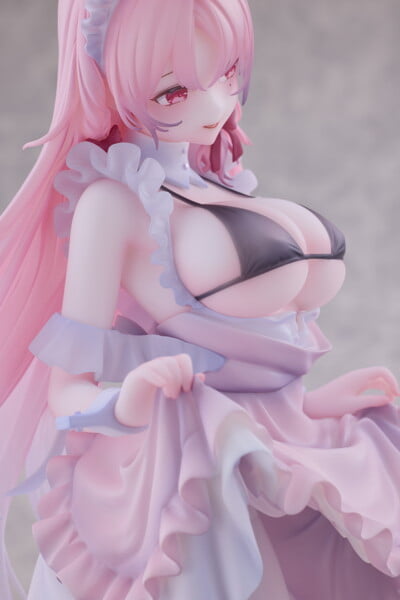Otherwhere 推出ゆきみや湯氣《女僕大姊姊 辛西亞》異色版模型 跪姿裙擺與白絲長腿展現成熟曲線
