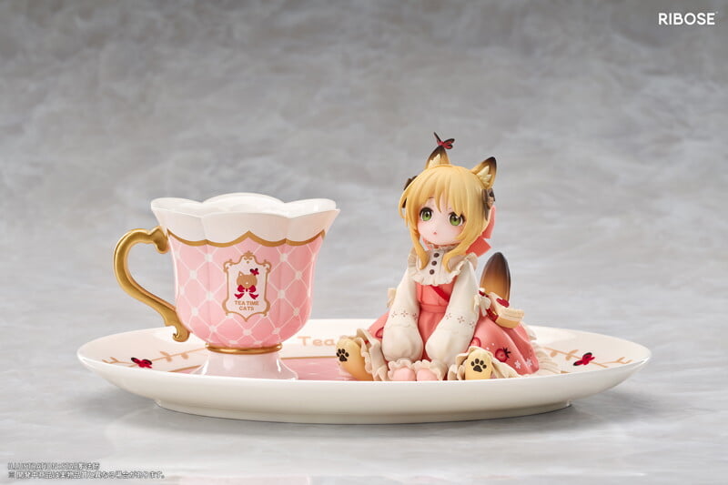 RIBOSE《Tea Time Cats》橘貓美少女模型開放預購 預計 2027 年 7 月正式發售
