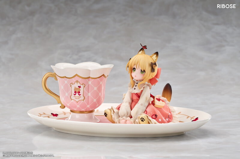 RIBOSE《Tea Time Cats》橘貓美少女模型開放預購 預計 2027 年 7 月正式發售