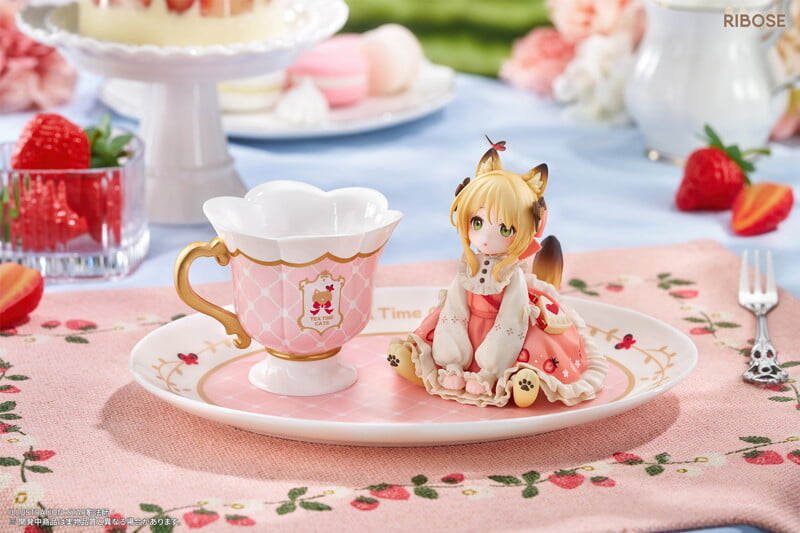 RIBOSE《Tea Time Cats》橘貓美少女模型開放預購 預計 2027 年 7 月正式發售