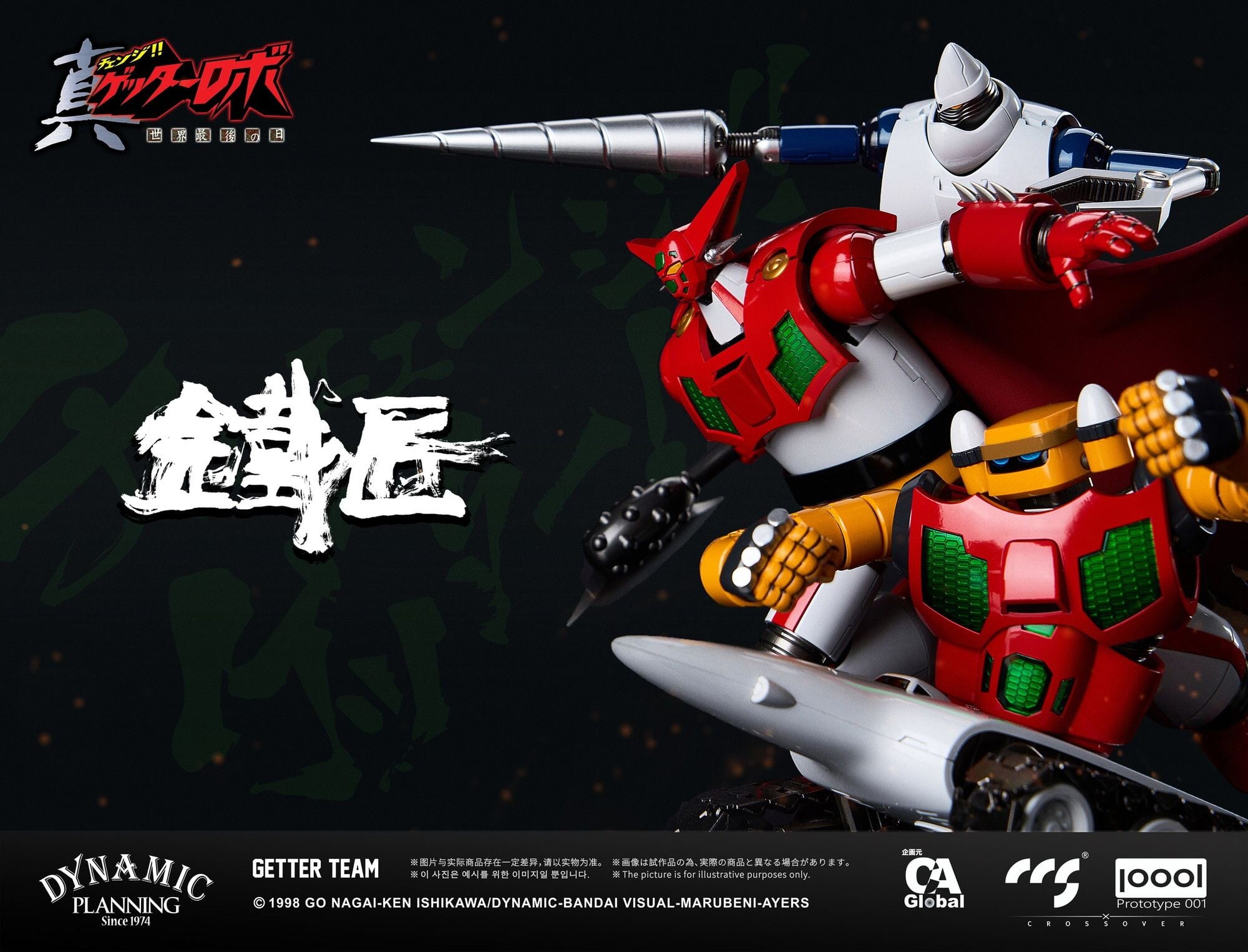 CCSTOYS《真蓋特機器人》三機合金組 2026 年底開賣