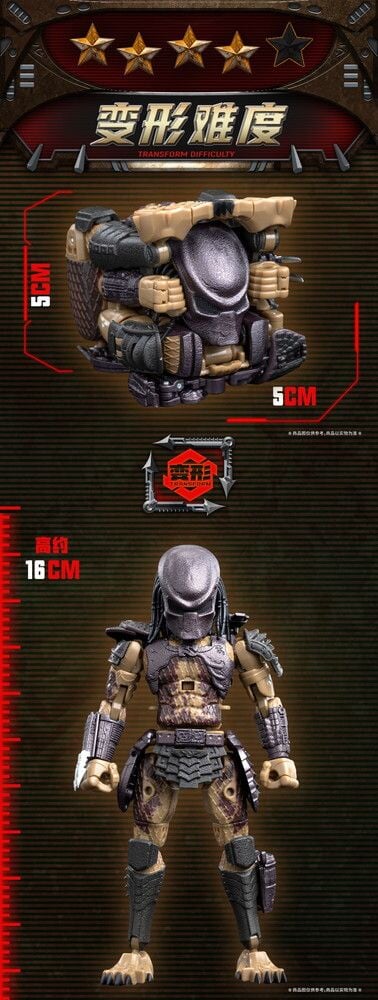 52TOYS BEASTBOX 推出《終極戰士 2》城市獵人!16 公分可動人偶可變身 5 公分方塊