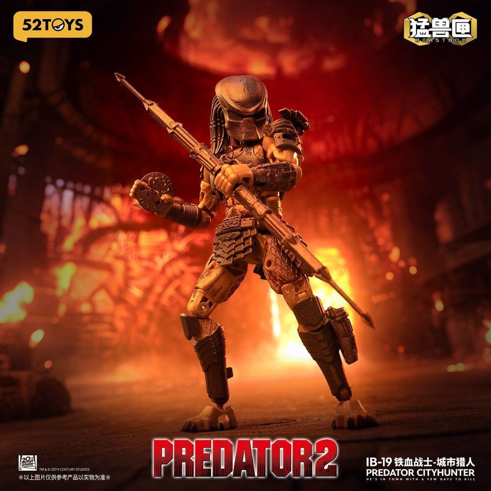 52TOYS BEASTBOX 推出《終極戰士 2》城市獵人!16 公分可動人偶可變身 5 公分方塊