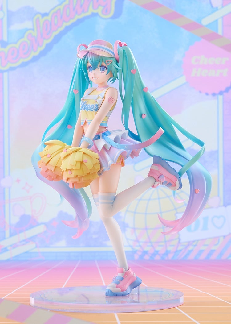 GSC《初音未來》啦啦隊模型今日預購 售價2.7萬日圓重現插畫動感