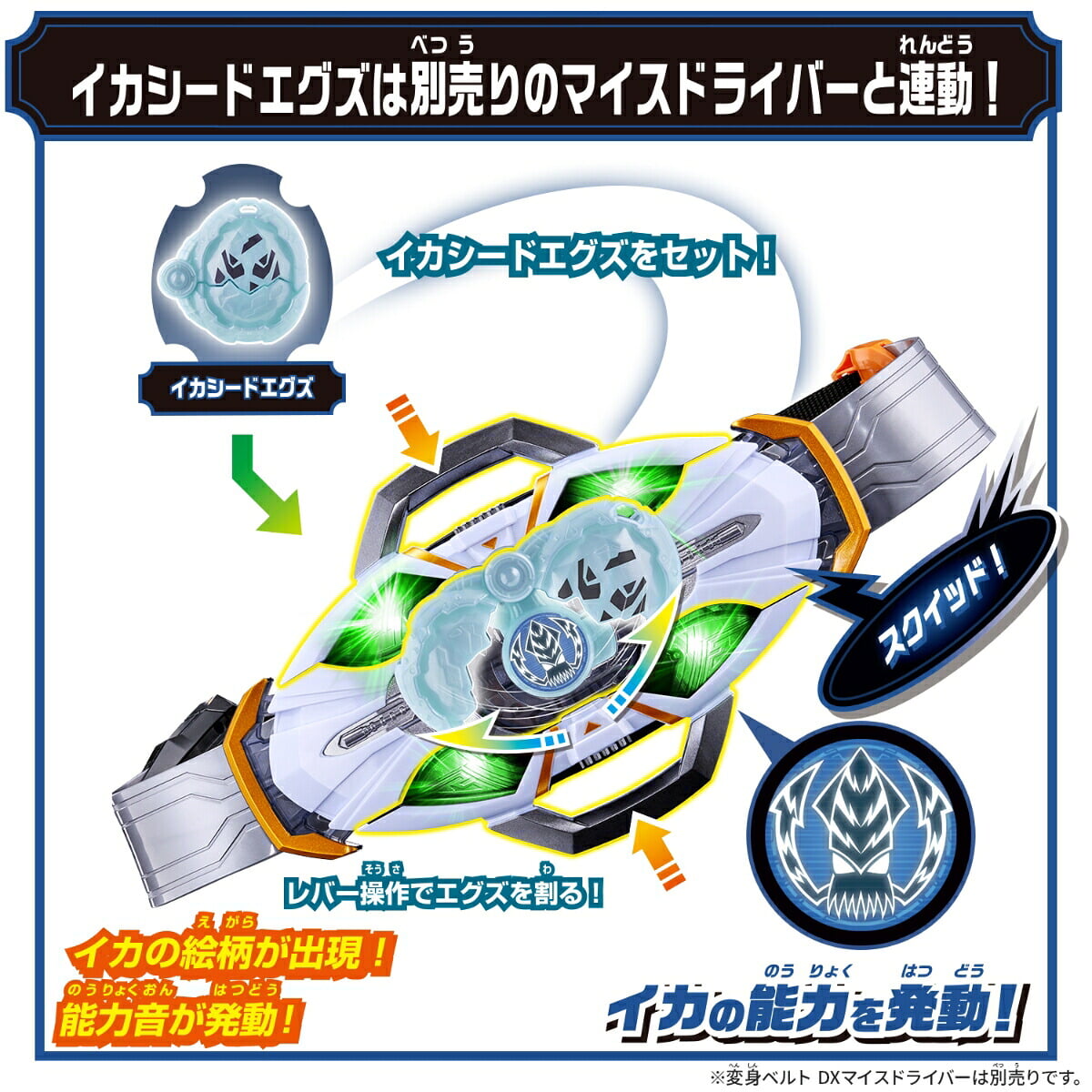 BANDAI《假面騎士 MICE》傳說騎士配件與武器 11 月發售
