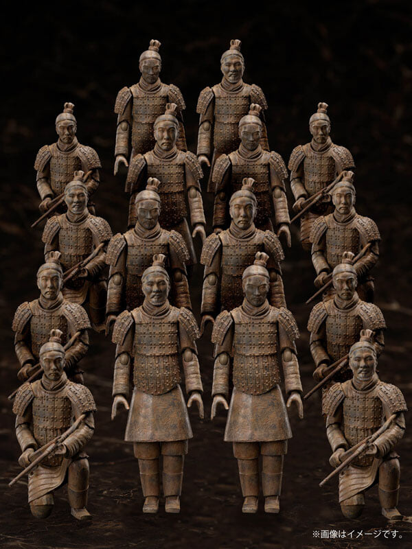FREEing《桌上美術館》figma 兵馬俑宣佈再販 附跪射專用零件 2026 年發貨