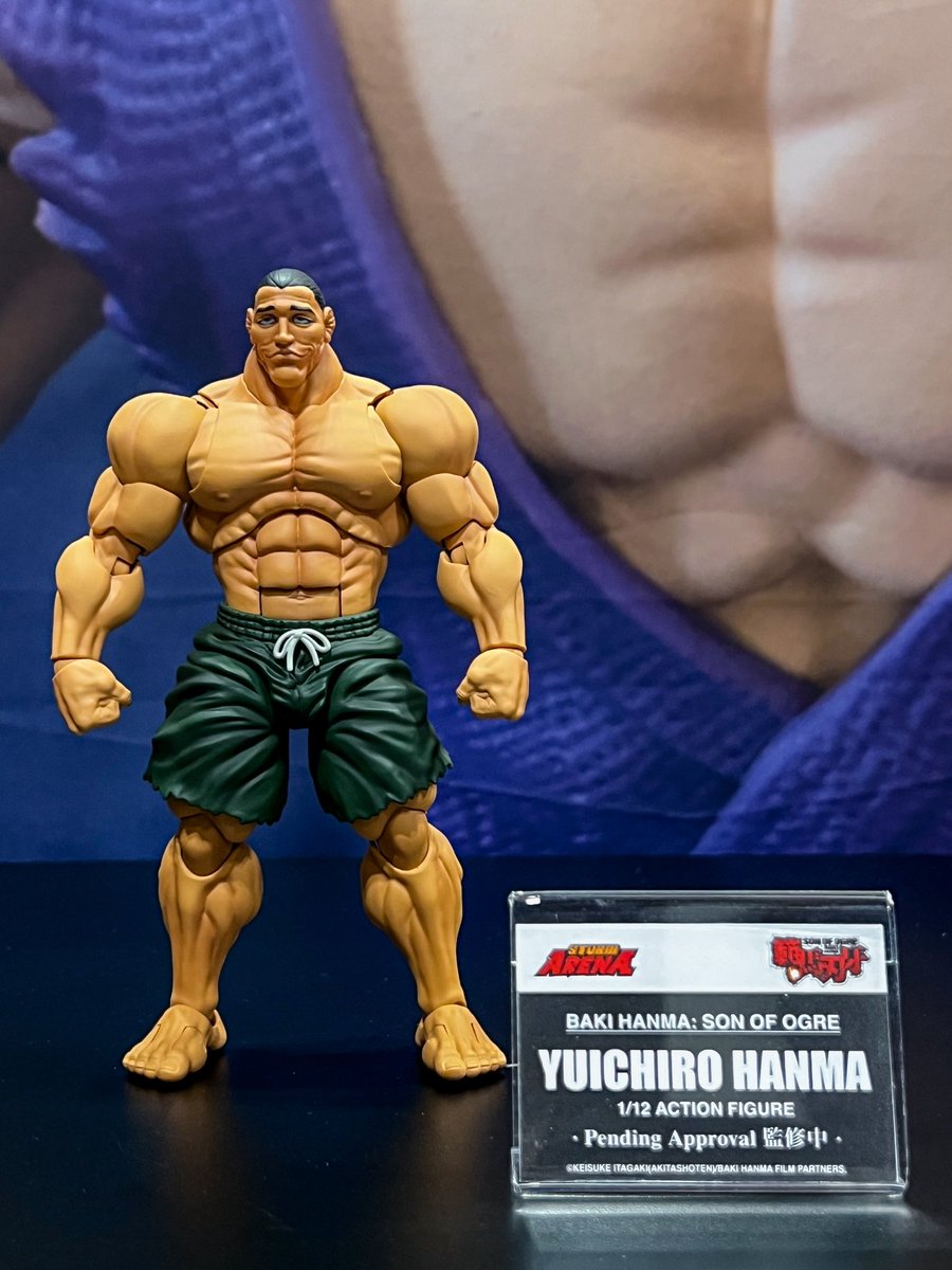 Storm Collectibles《範馬刃牙》1/12人偶原型公開 勇次郎鬼背與勇一郎亮相