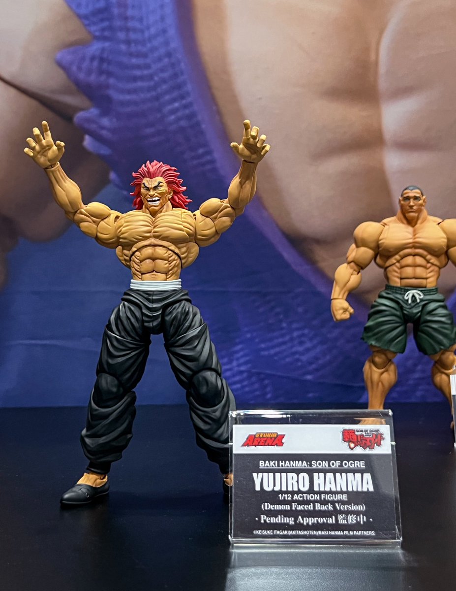 Storm Collectibles《範馬刃牙》1/12人偶原型公開 勇次郎鬼背與勇一郎亮相