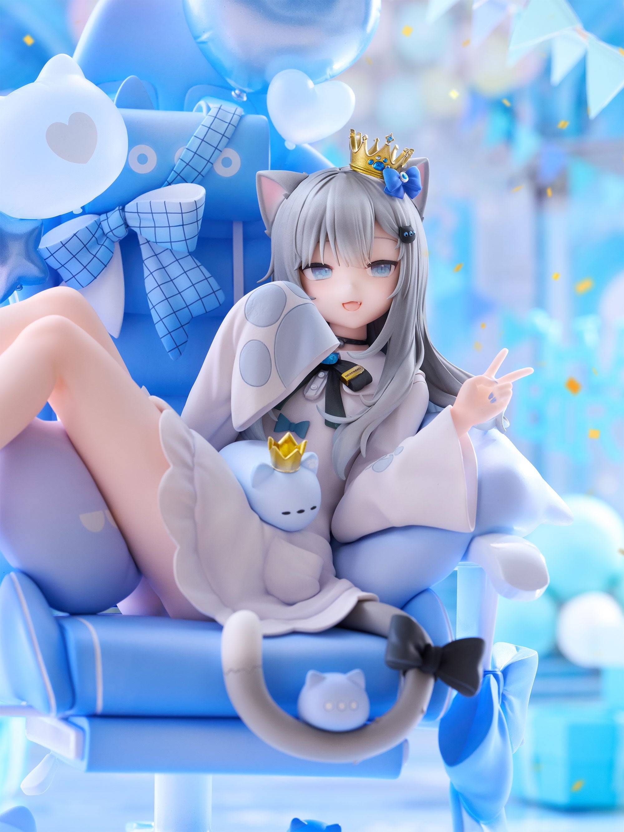 F:NEX《Nachoneko Birthday ver.》1/7 比例模型開啟預約 完美還原直播電競椅與細節 2027 年發售