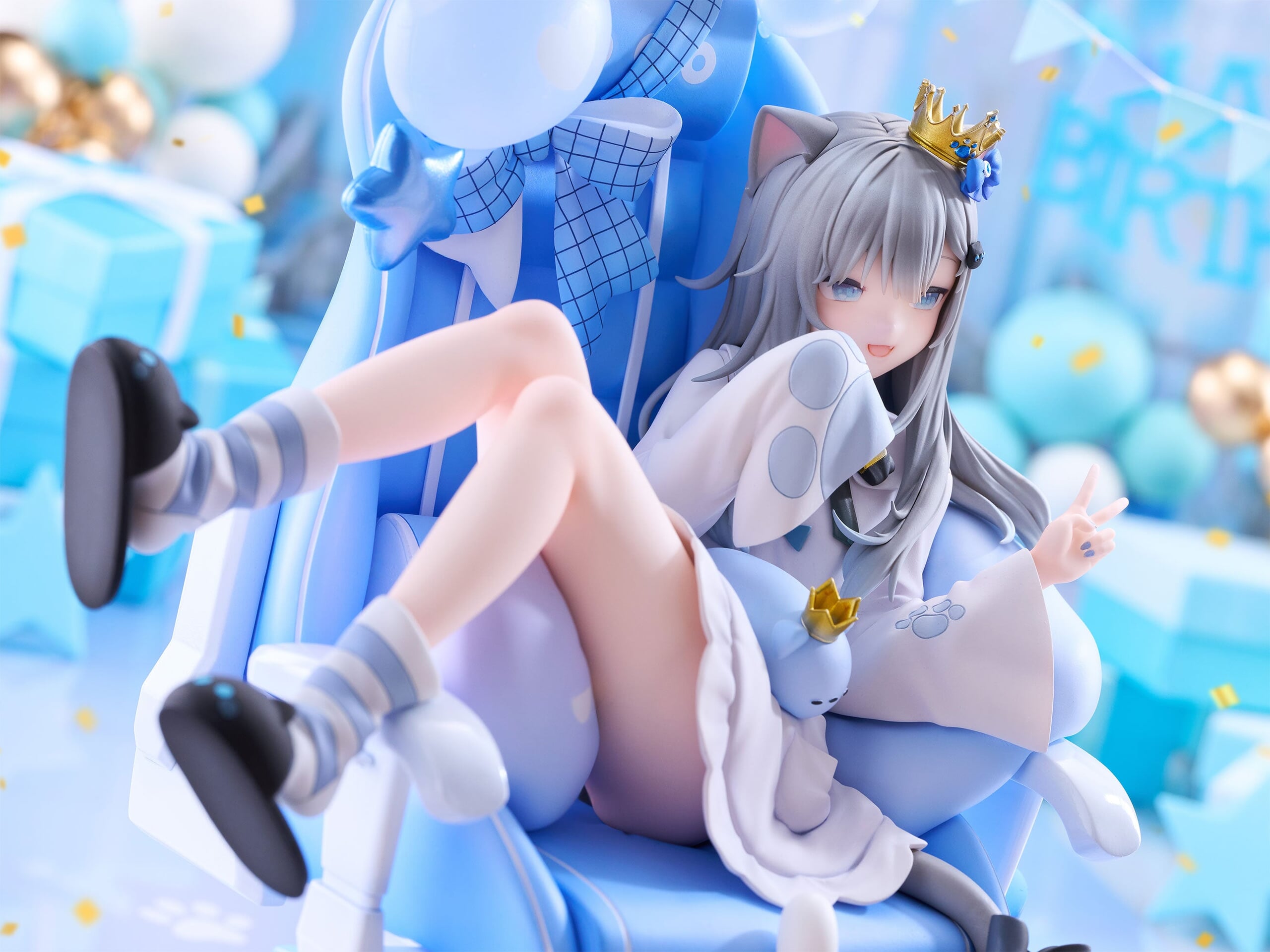F:NEX《Nachoneko Birthday ver.》1/7 比例模型開啟預約 完美還原直播電競椅與細節 2027 年發售