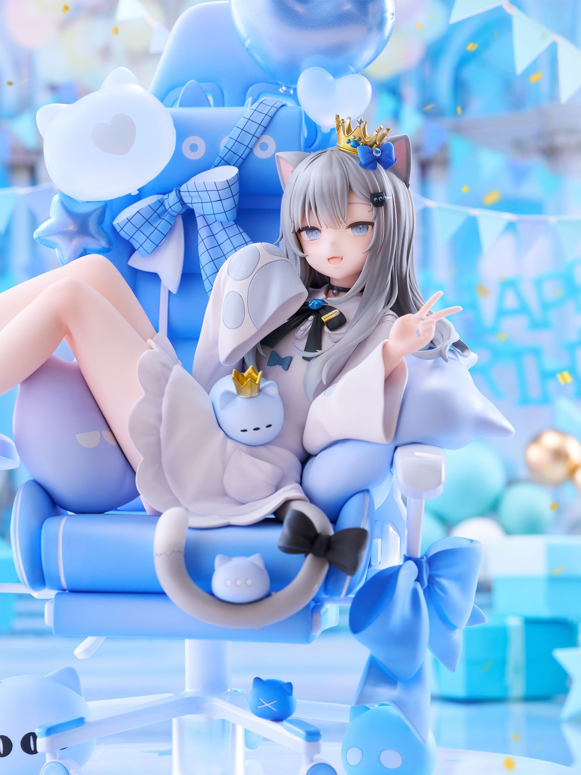 F:NEX《Nachoneko Birthday ver.》1/7 比例模型開啟預約 完美還原直播電競椅與細節 2027 年發售