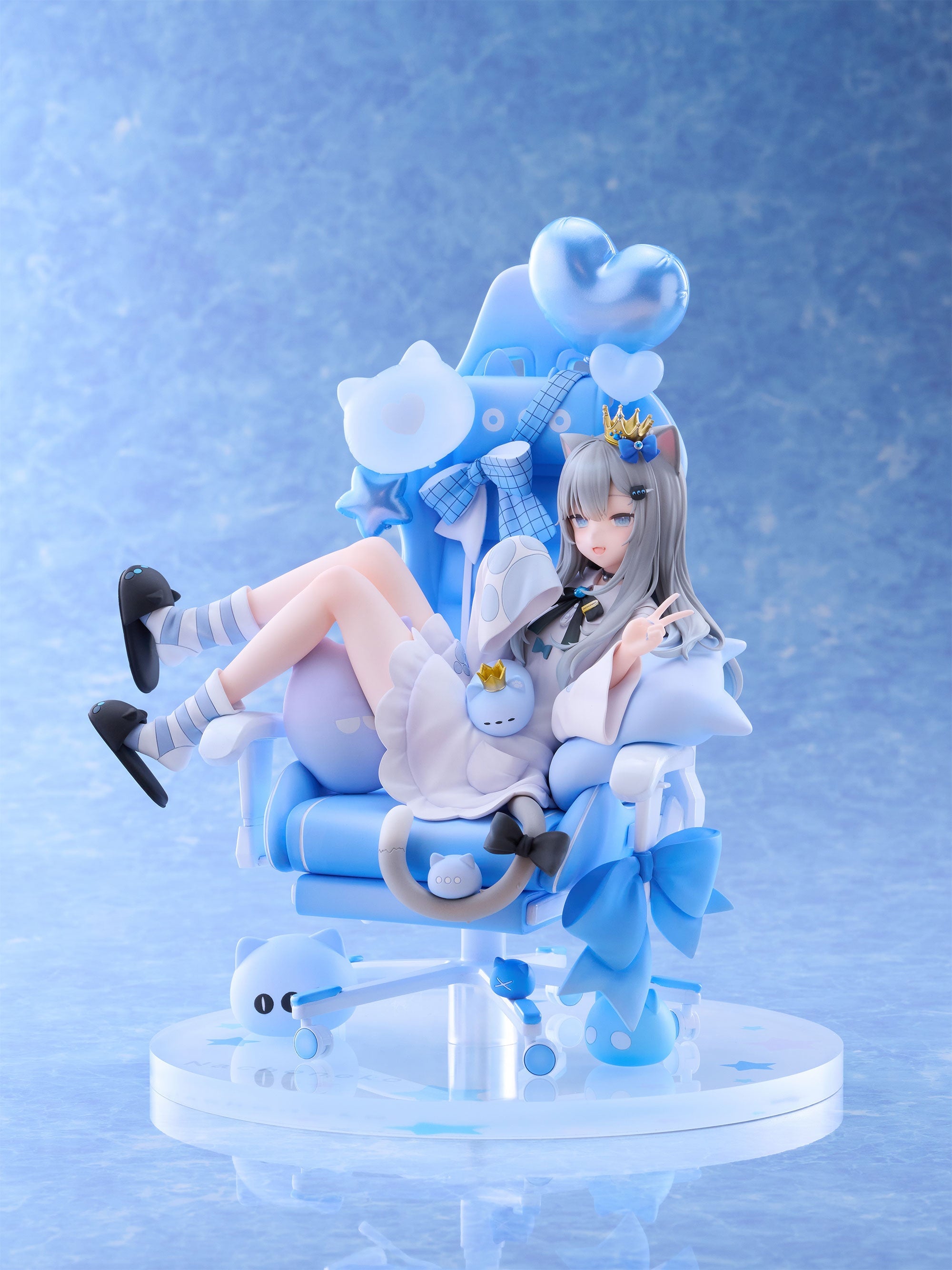 F:NEX《Nachoneko Birthday ver.》1/7 比例模型開啟預約 完美還原直播電競椅與細節 2027 年發售