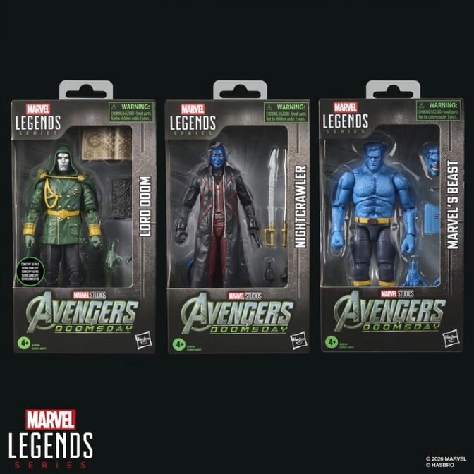 Hasbro 揭曉 Marvel Legends 新作 《X-MEN》等多款原型亮相