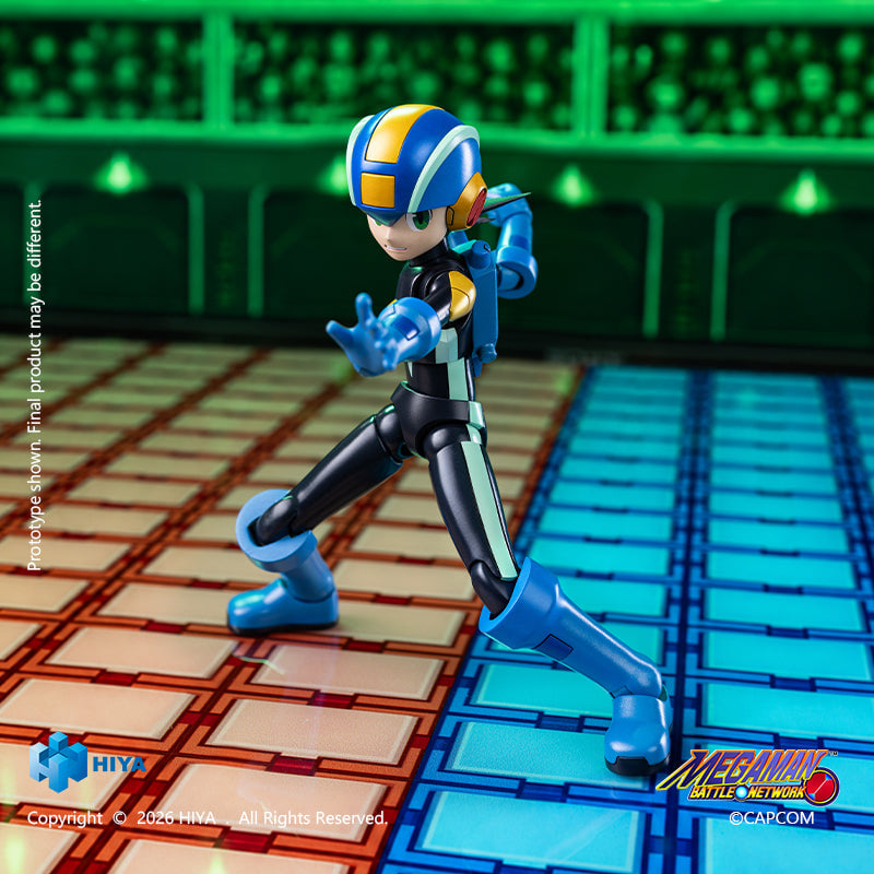 HIYA Toys《洛克人EXE》可動人偶 磁吸武裝預定2027年發售