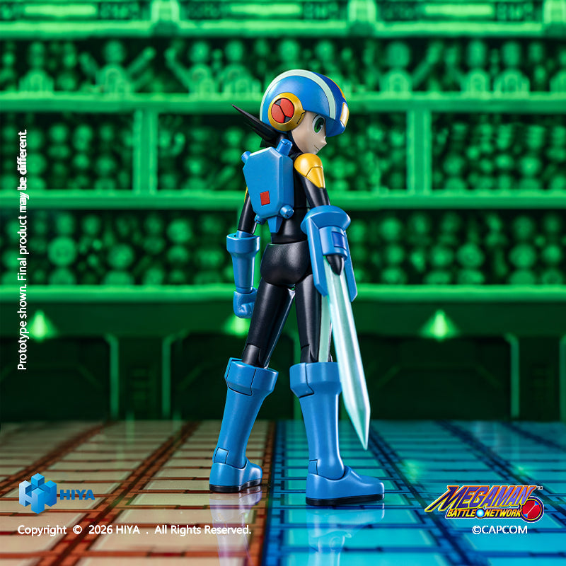 HIYA Toys《洛克人EXE》可動人偶 磁吸武裝預定2027年發售