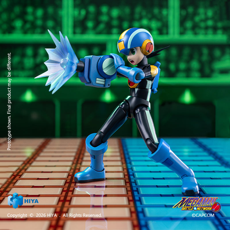 HIYA Toys《洛克人EXE》可動人偶 磁吸武裝預定2027年發售