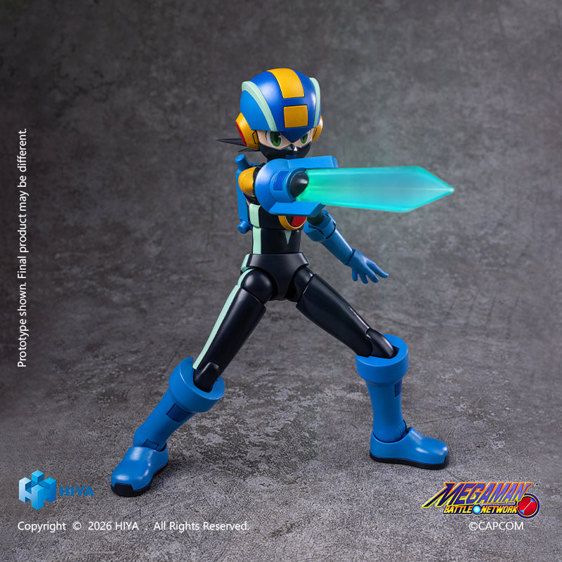 HIYA Toys《洛克人EXE》可動人偶 磁吸武裝預定2027年發售