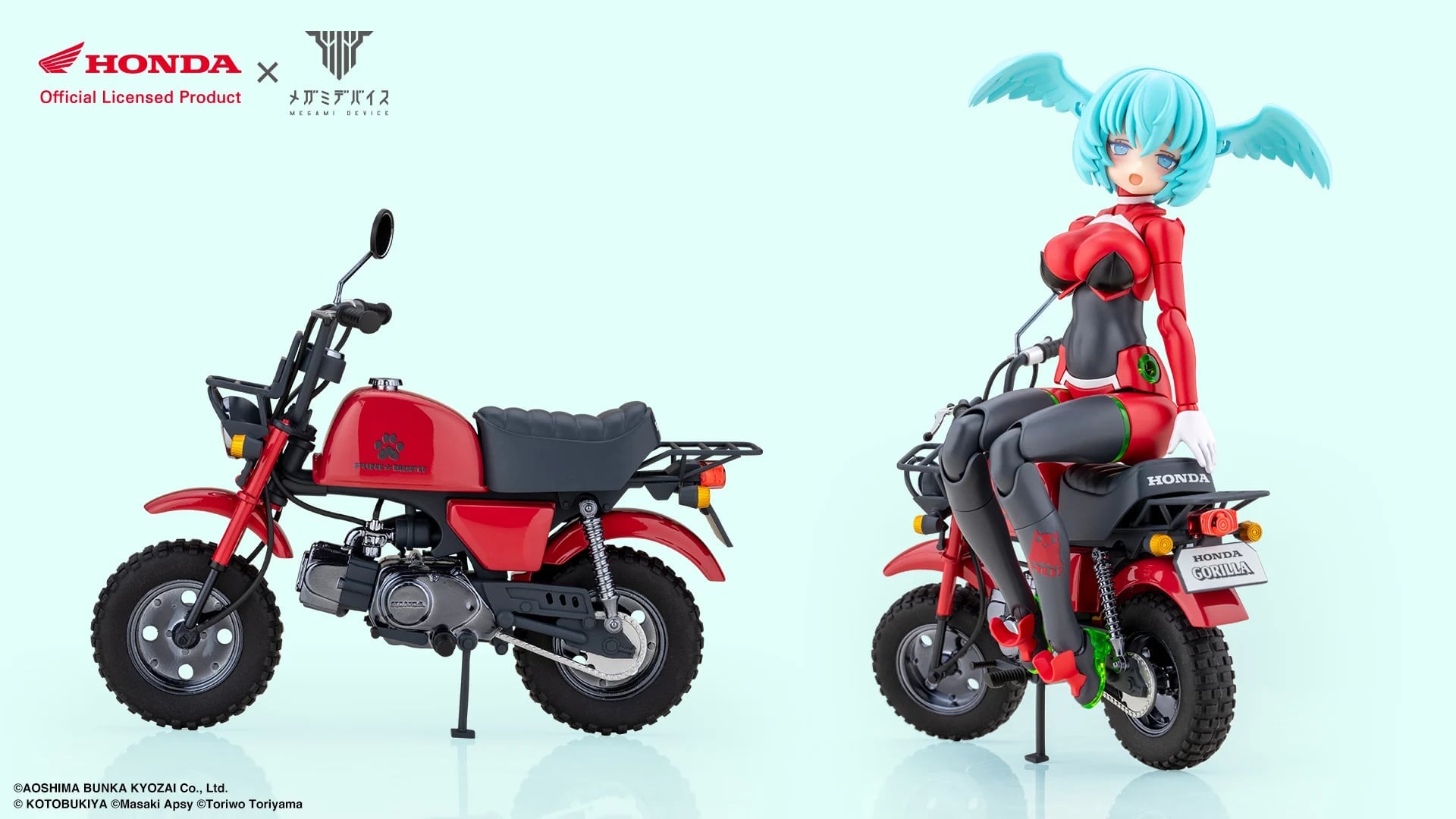 壽屋《Megami Device》PUNI☆MOFU 小香聯名 Honda 名車 10/21 開訂