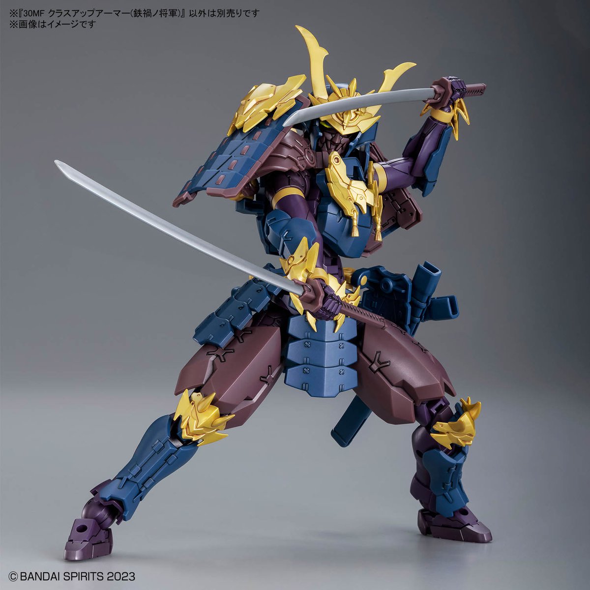 萬代《30MF》和風新作《鐵禍之侍》 10月24日發售可升級雙刀流