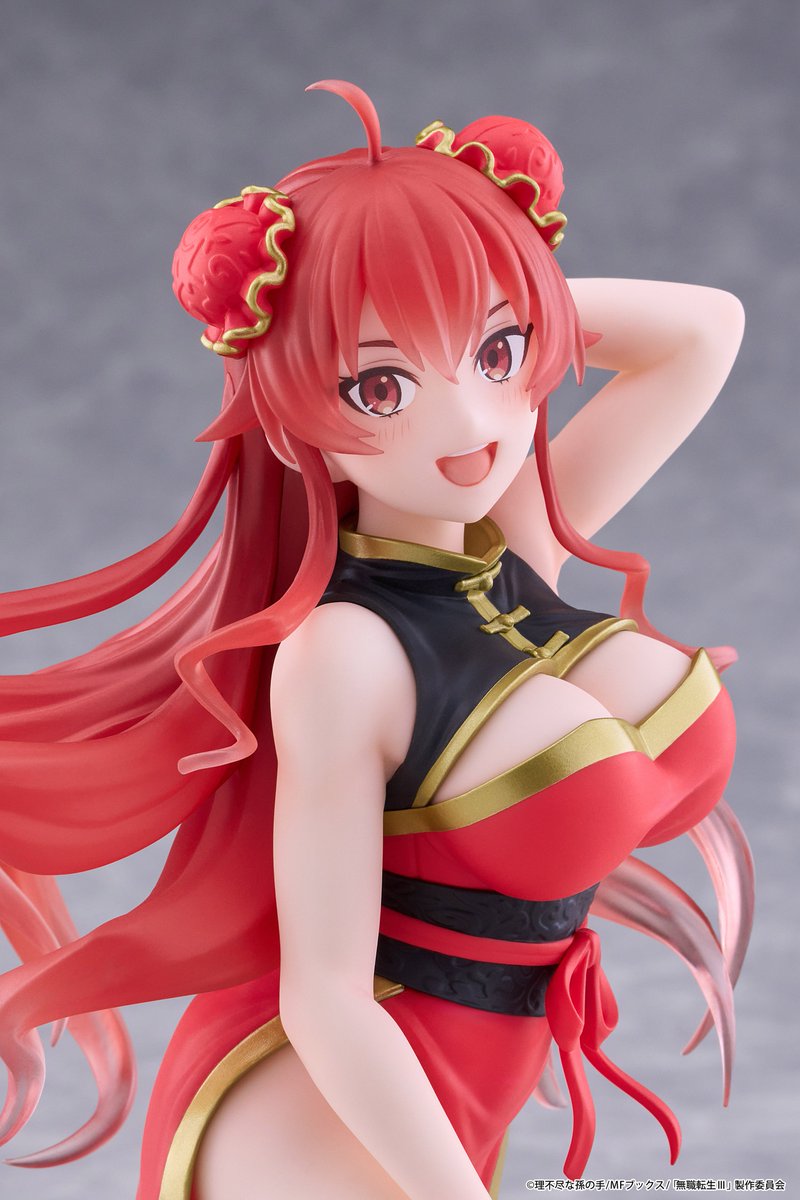 Taito 公開《無職轉生》艾莉絲旗袍造型彩色原型 Desktop Cute 系列小巧好擺放