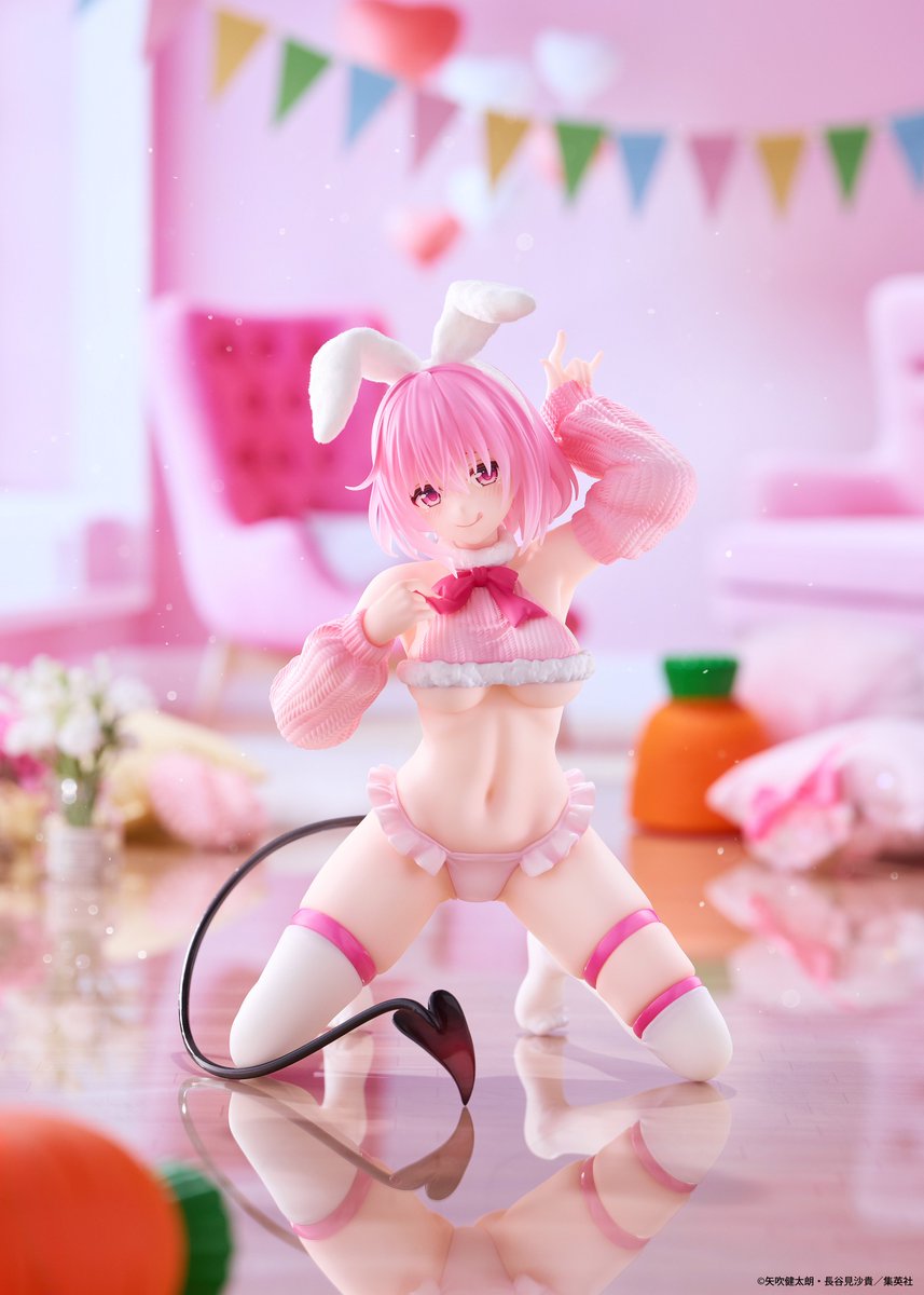 TAITO 公開《To Love-Ru》夢夢兔女郎景品彩色原型 MOFLOCK 系列新作亮相