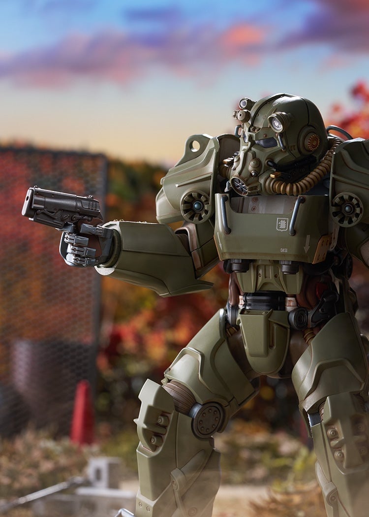 GSC《異塵餘生》T-60 動力裝甲軍用版組裝模型開放預購 附核口可樂與迷你砲