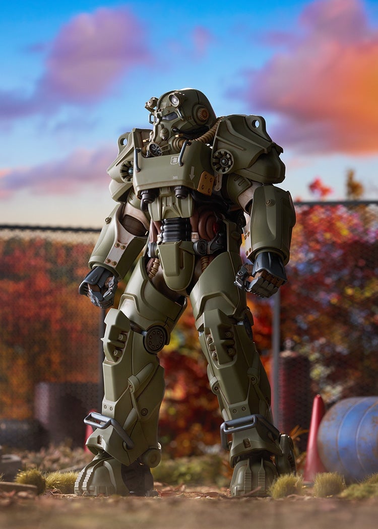 GSC《異塵餘生》T-60 動力裝甲軍用版組裝模型開放預購 附核口可樂與迷你砲