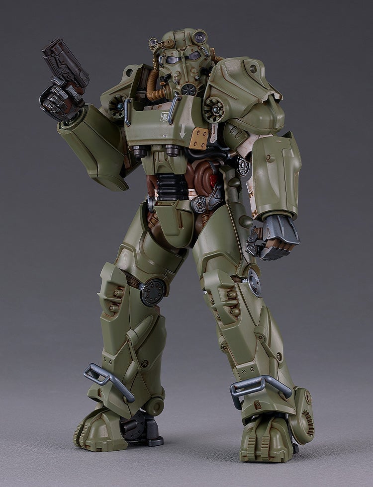 GSC《異塵餘生》T-60 動力裝甲軍用版組裝模型開放預購 附核口可樂與迷你砲