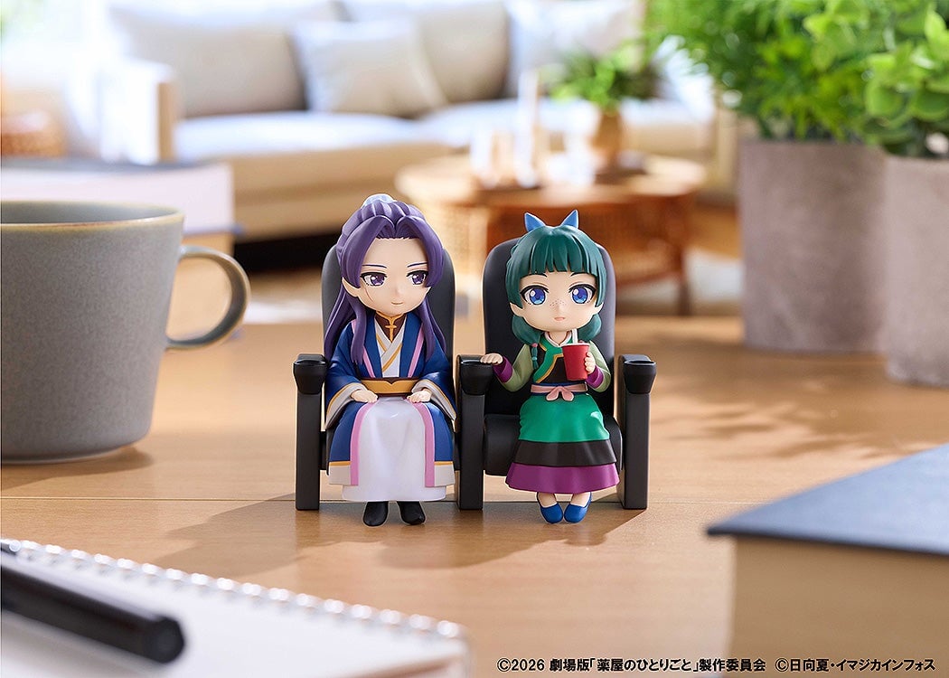 《藥師少女的獨語》Petit Geki貓貓與壬氏Q版模型 椅子可串連2026年12月發售