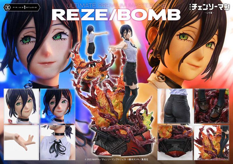 Prime 1 Studio《鏈鋸人》蕾潔 1/4 雕像公開 可換裝炸彈惡魔