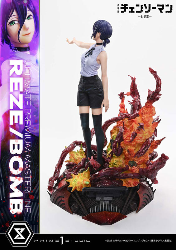 Prime 1 Studio《鏈鋸人》蕾潔 1/4 雕像公開 可換裝炸彈惡魔
