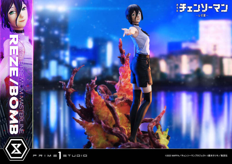 Prime 1 Studio《鏈鋸人》蕾潔 1/4 雕像公開 可換裝炸彈惡魔