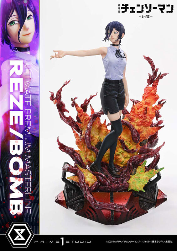 Prime 1 Studio《鏈鋸人》蕾潔 1/4 雕像公開 可換裝炸彈惡魔