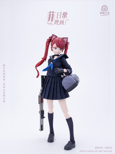 FKEY 授權《菲日常映畫》MJD 可動人偶盲盒公開,精緻布製服飾結合戰術武裝 2026 年發售