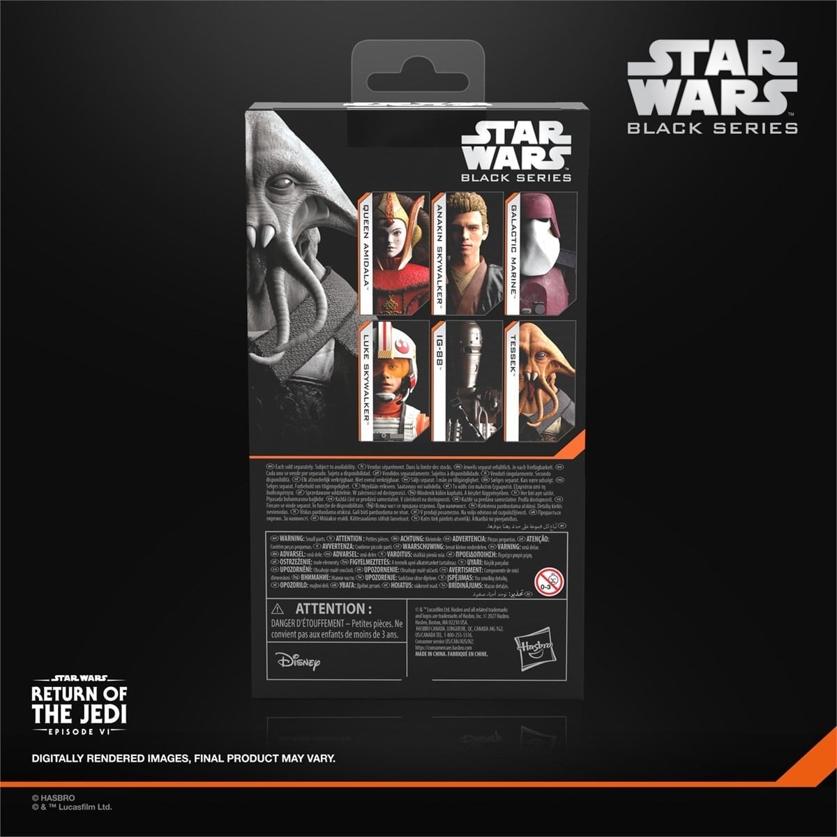 Hasbro《星際大戰》黑標新作 2027 年上市 收錄布料女王與學徒安納金