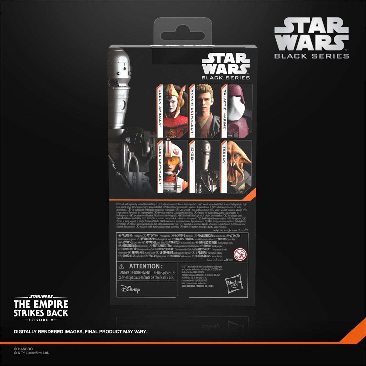 Hasbro《星際大戰》黑標新作 2027 年上市 收錄布料女王與學徒安納金