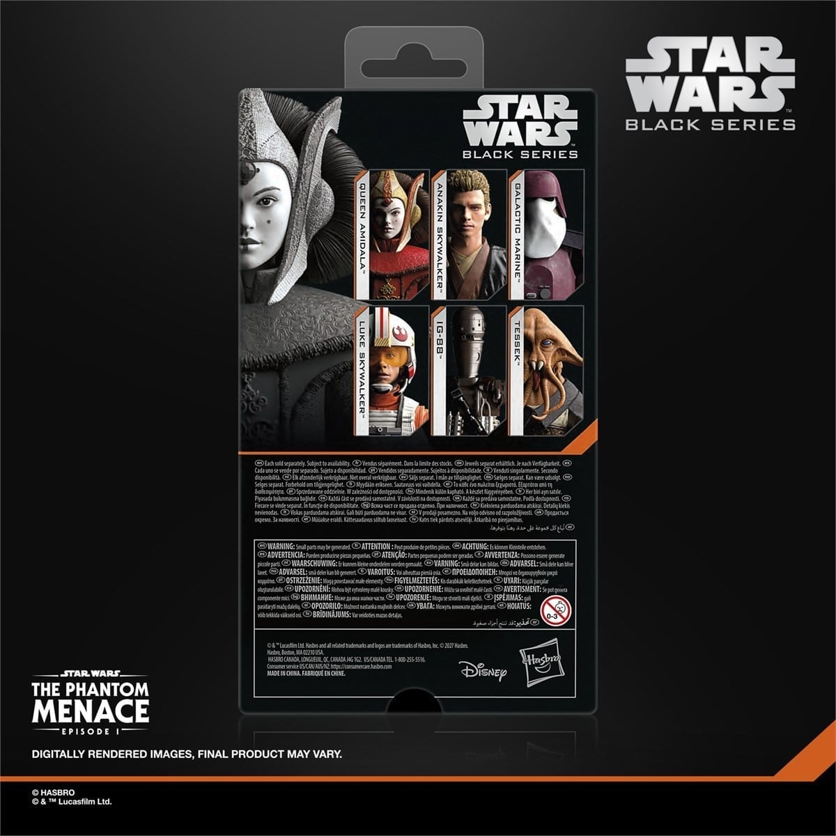 Hasbro《星際大戰》黑標新作 2027 年上市 收錄布料女王與學徒安納金