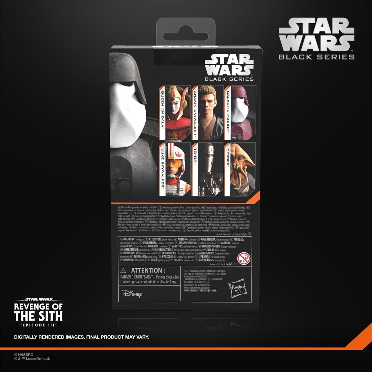 Hasbro《星際大戰》黑標新作 2027 年上市 收錄布料女王與學徒安納金