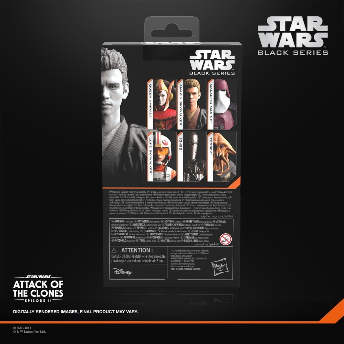 Hasbro《星際大戰》黑標新作 2027 年上市 收錄布料女王與學徒安納金