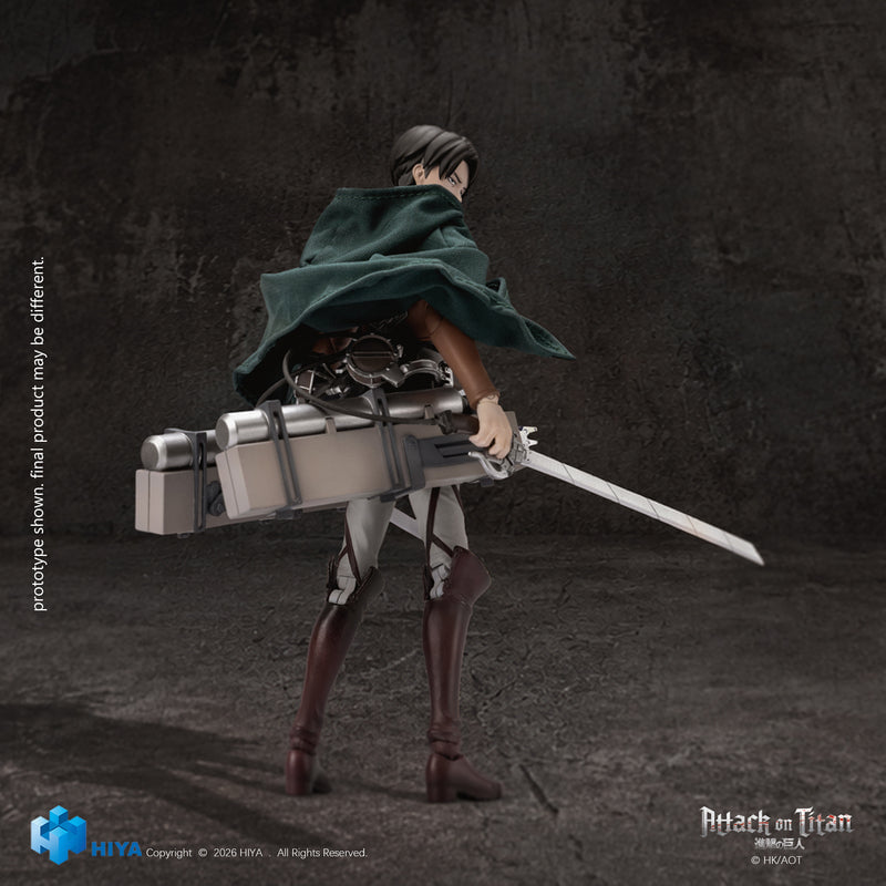 人類最強士兵參戰！Hiya Toys《進擊的巨人》里維 1/12 可動人偶 2027 年發售