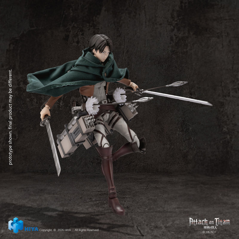 人類最強士兵參戰!Hiya Toys《進擊的巨人》里維 1/12 可動人偶 2027 年發售