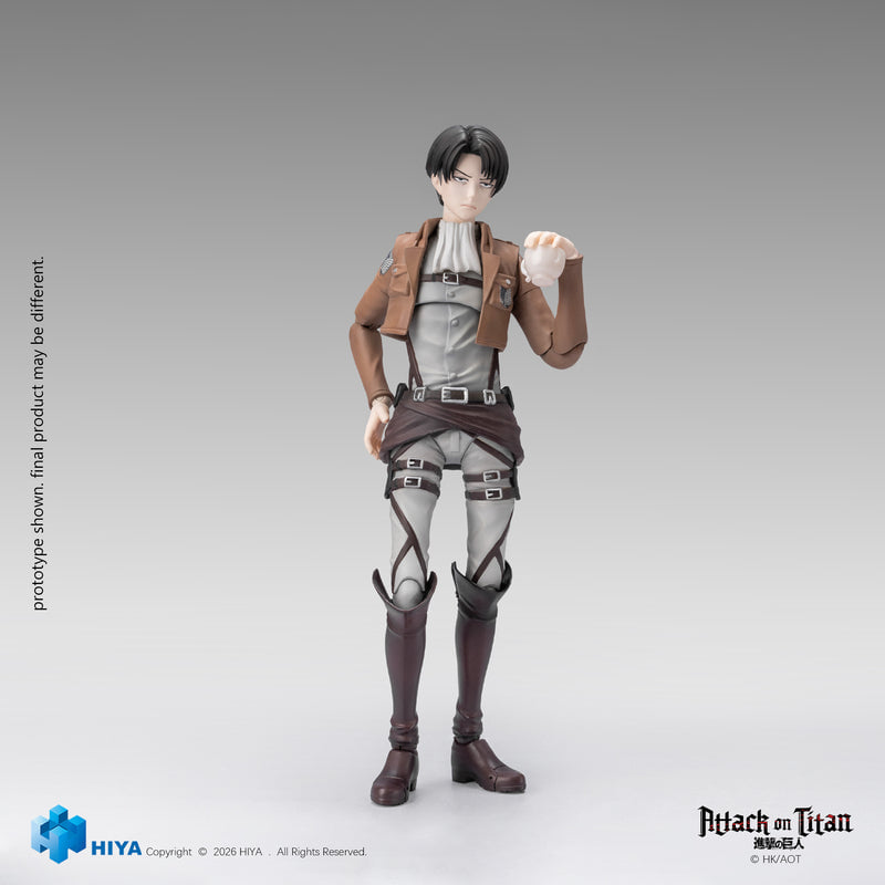人類最強士兵參戰!Hiya Toys《進擊的巨人》里維 1/12 可動人偶 2027 年發售