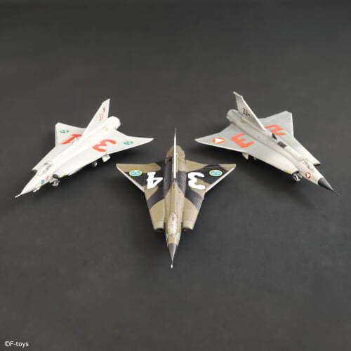 F-toys《70年代噴射機收藏》食玩 2027 年 4 月復刻發售 收錄 MiG-21 與龍式等經典機型