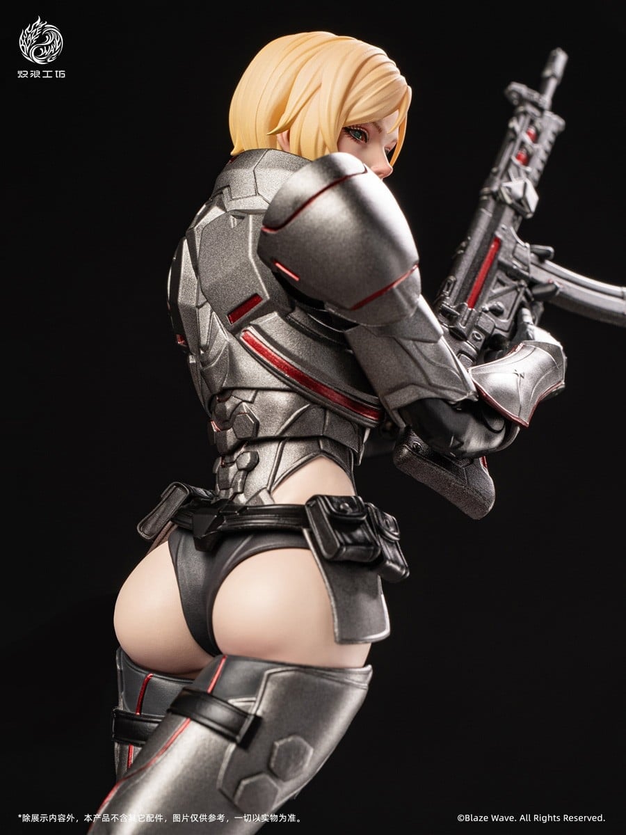 Blaze Wave《Valkyrie Brynhild》1/12 重武裝機娘開放預約 黑紅金屬質感 2027 年發售