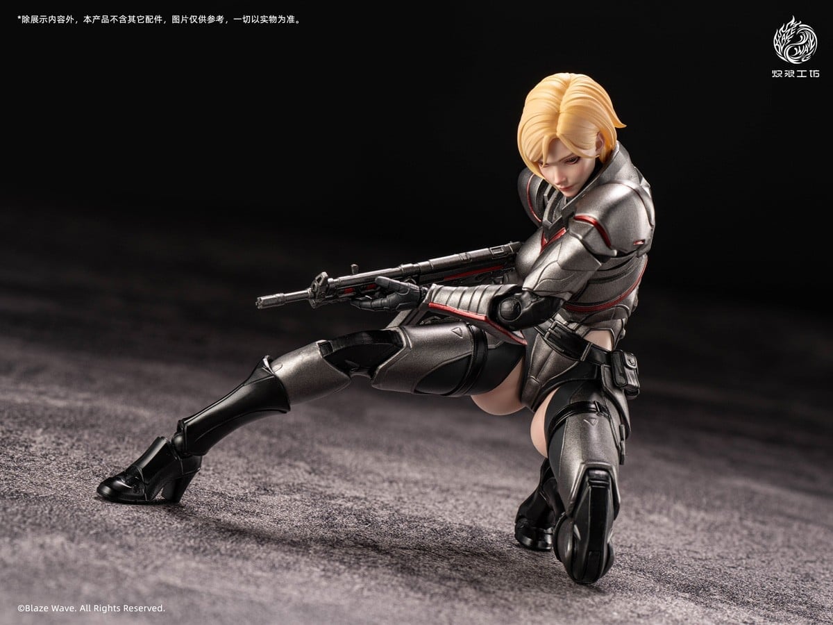 Blaze Wave《Valkyrie Brynhild》1/12 重武裝機娘開放預約 黑紅金屬質感 2027 年發售