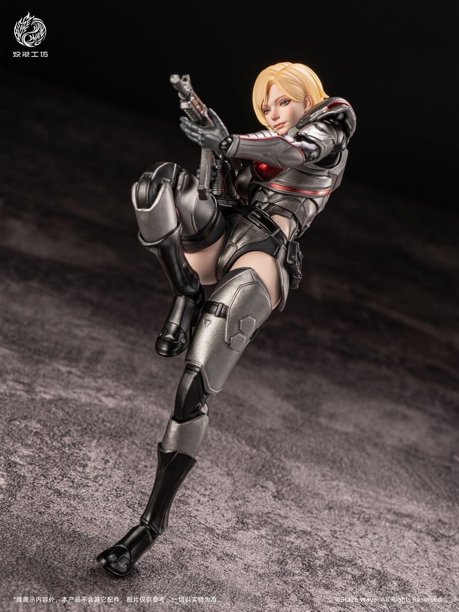 Blaze Wave《Valkyrie Brynhild》1/12 重武裝機娘開放預約 黑紅金屬質感 2027 年發售